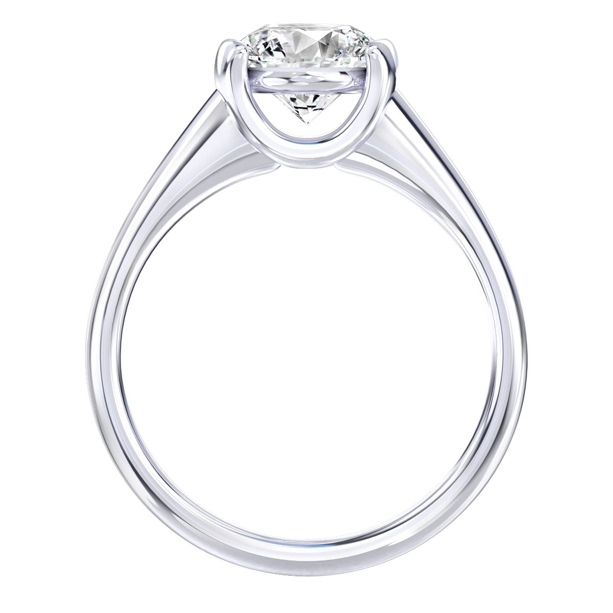 Beatrix engagement ring in white gold