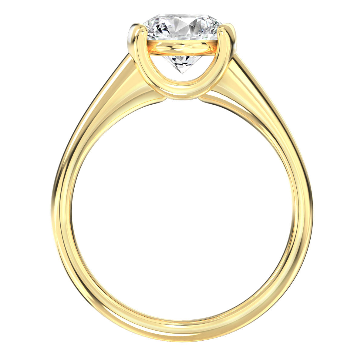 Beatrix engagement ring in yellow gold