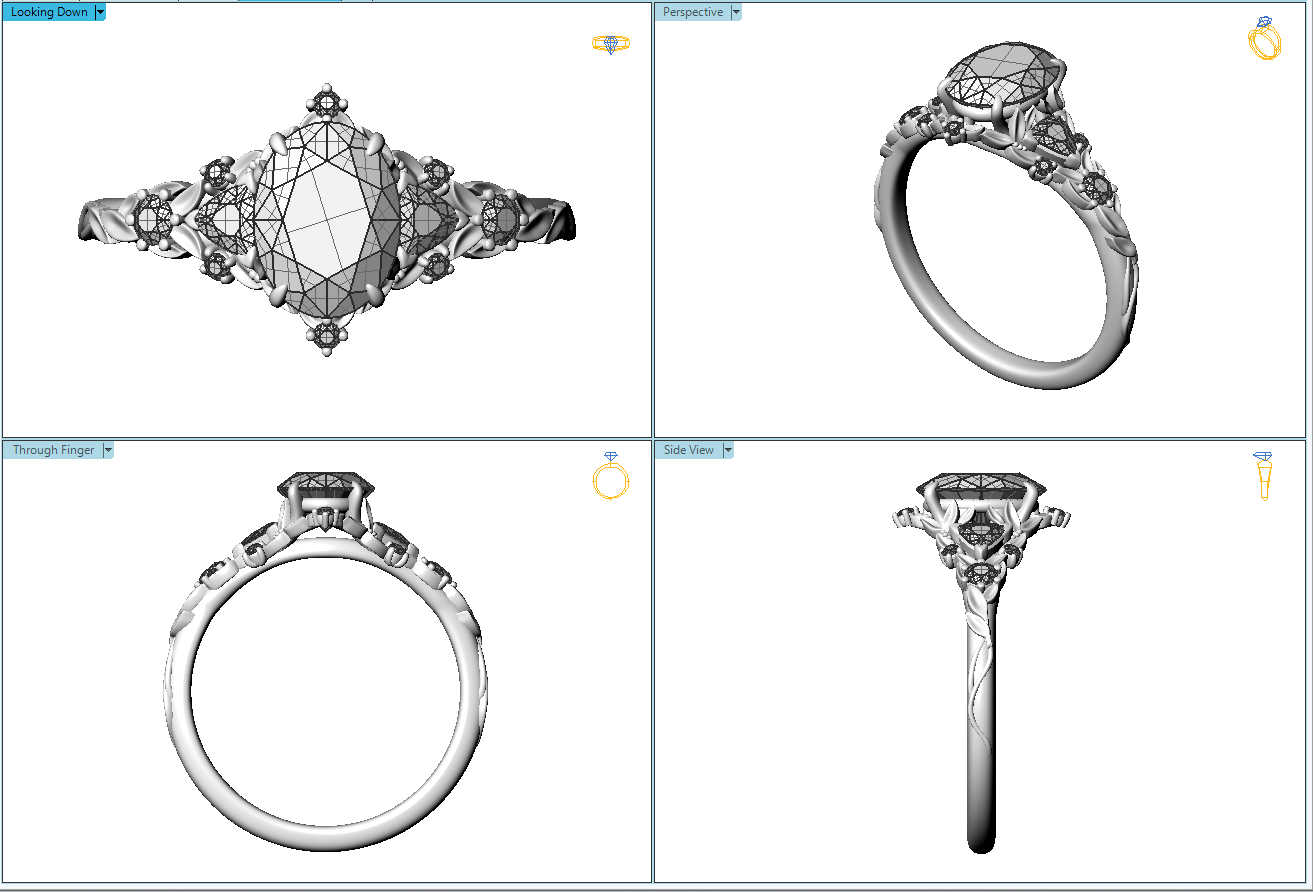 Alta engagement ring
