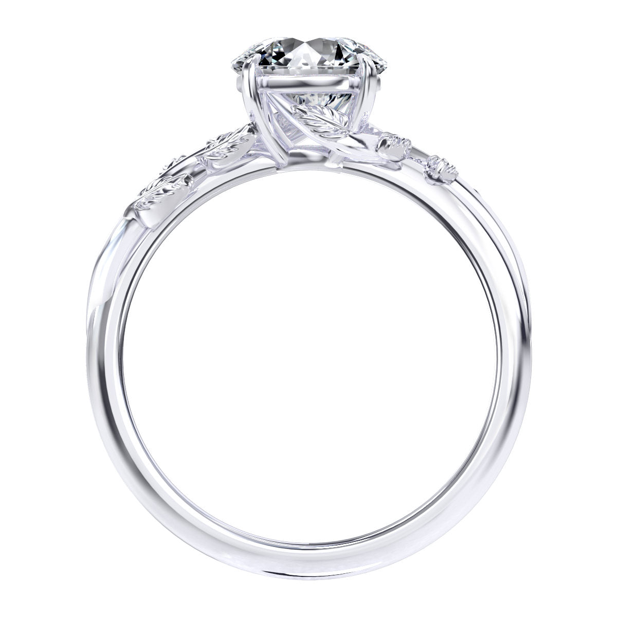 Ivana engagement ring in white gold