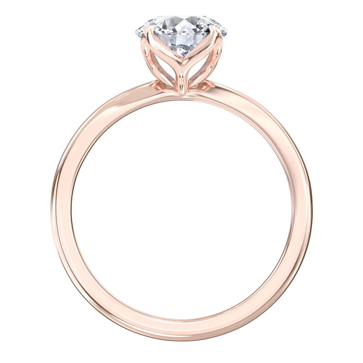 Deena engagement ring in rose gold