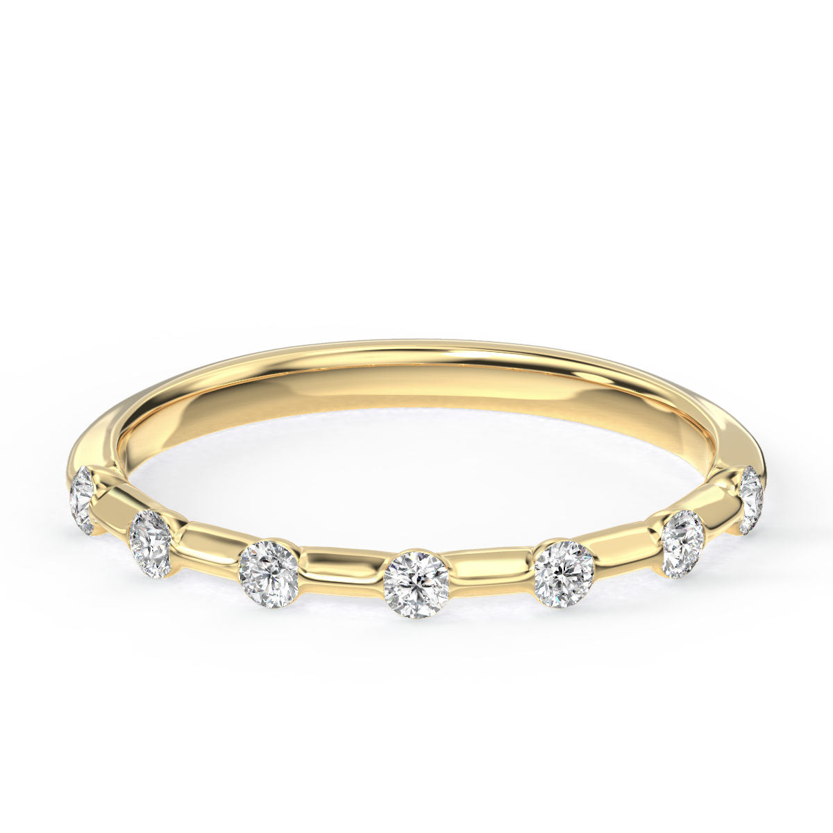 Delicate Diamond Array Band