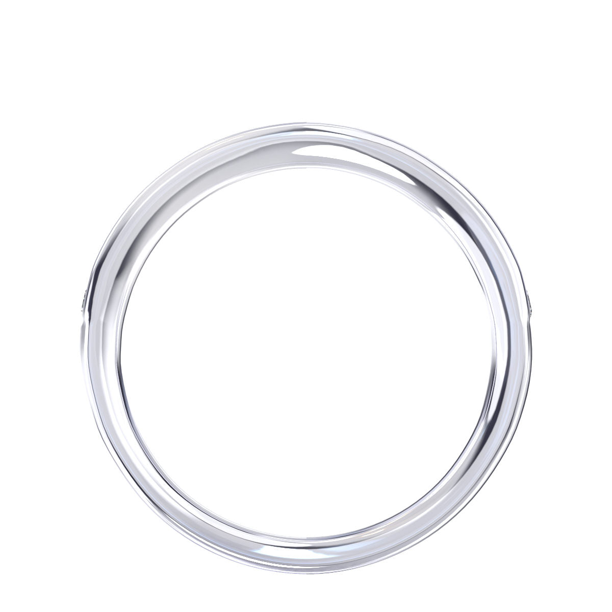 Channel Set Round Diamond Band