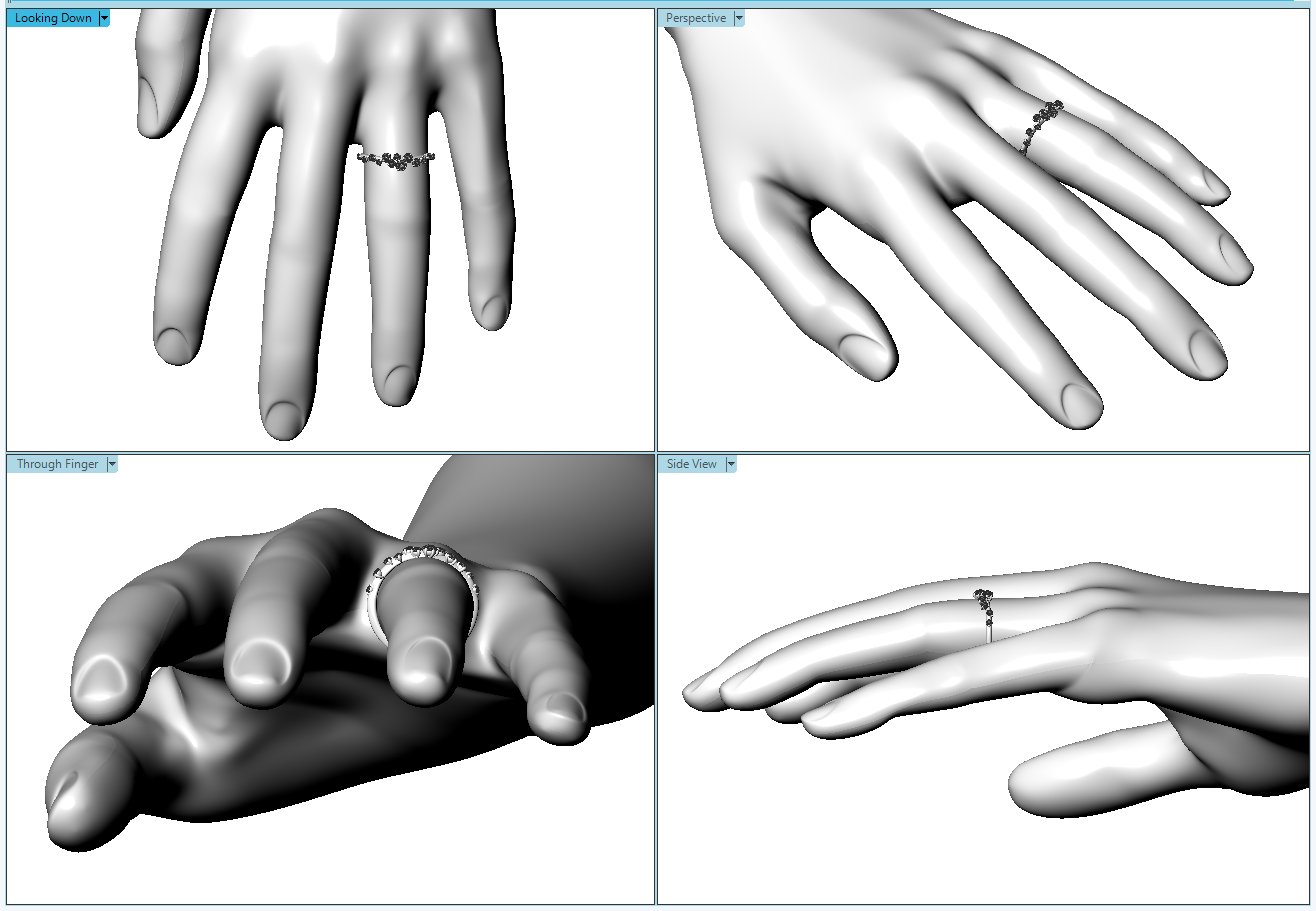 Scattered Diamond Band