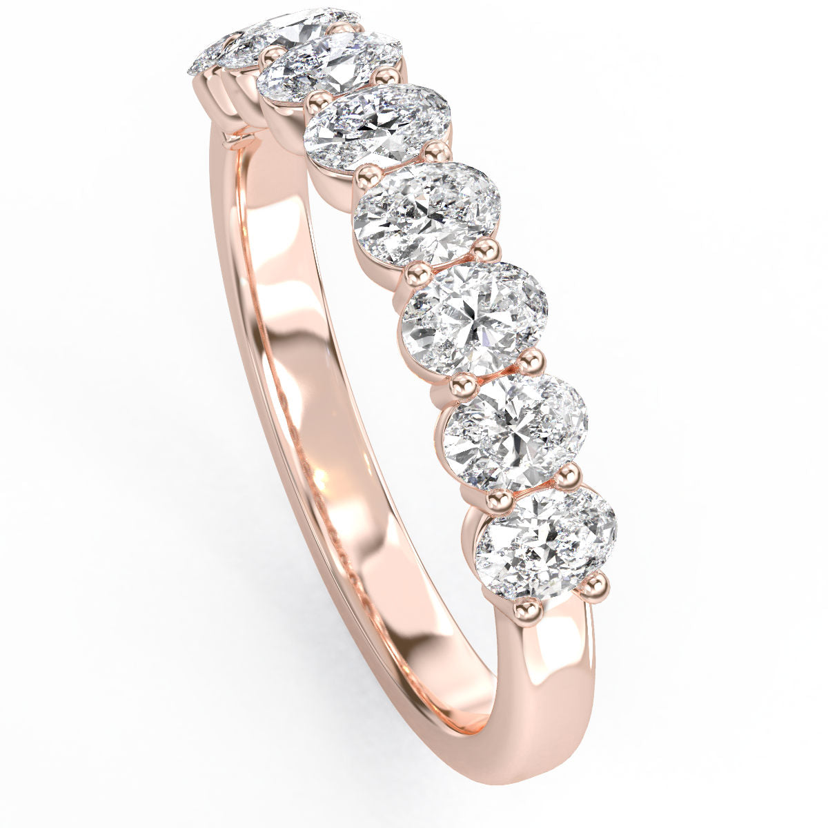 1.00ct Oval Diamond Band