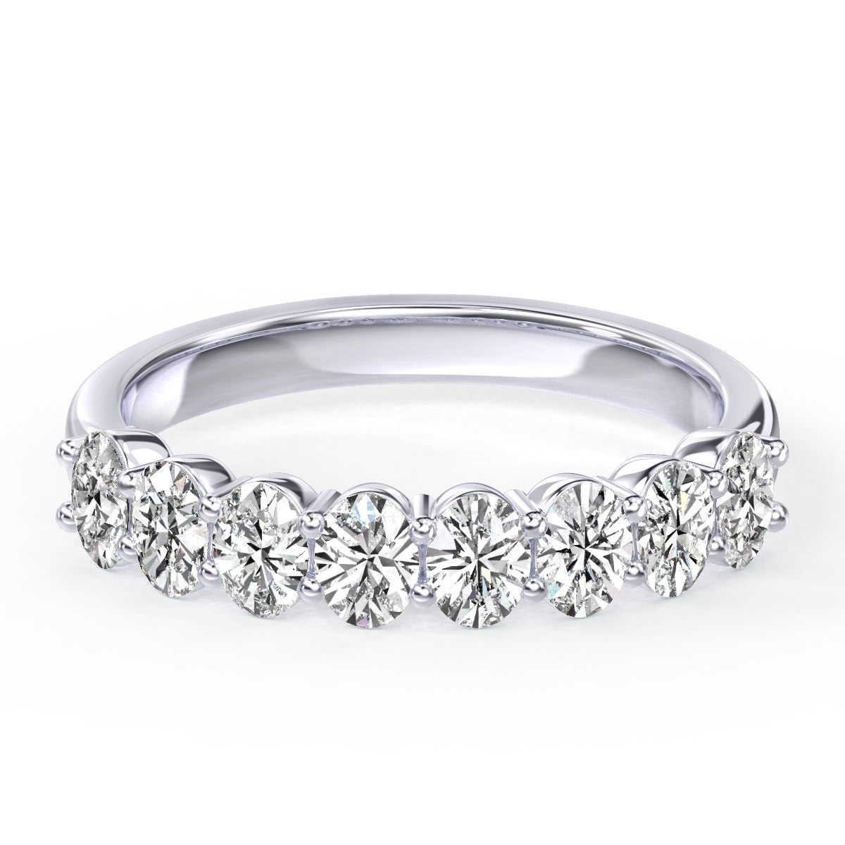 1.00ct Oval Diamond Band