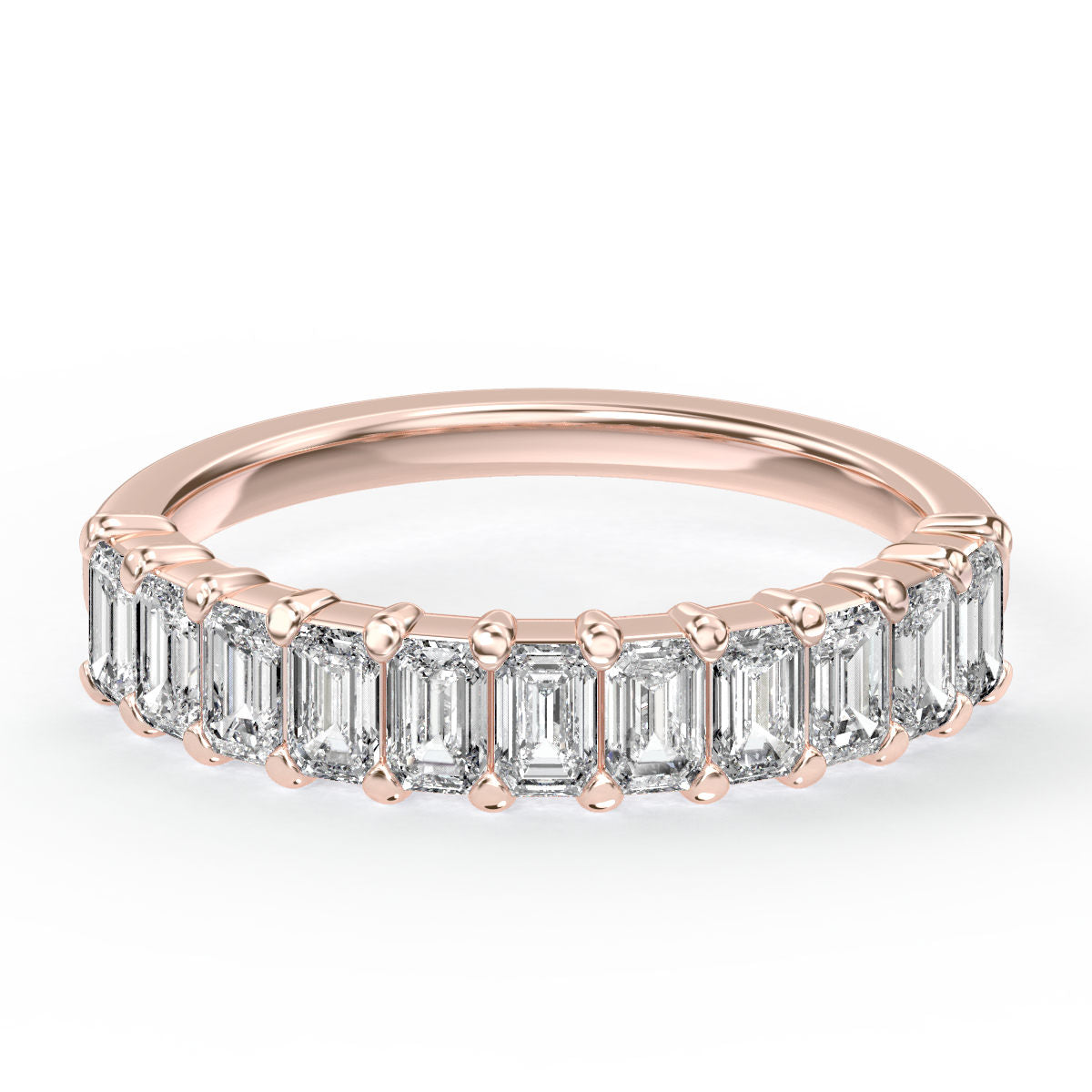 1.00ct Emerald Diamond Band