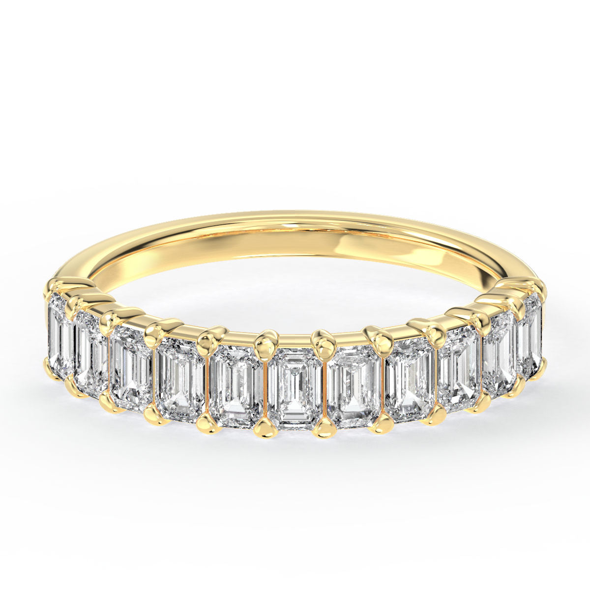 1.00ct Emerald Diamond Band