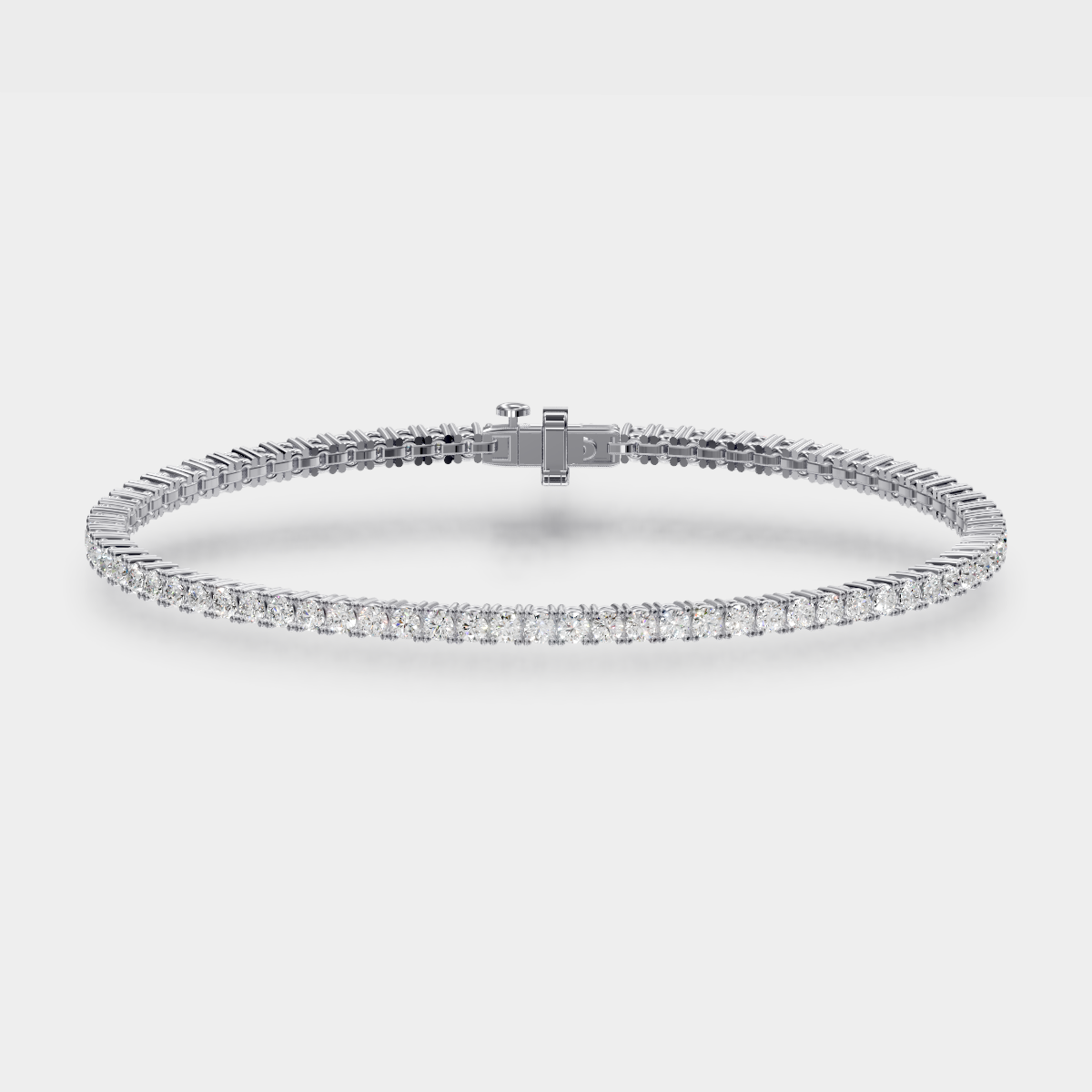 4.00tcw Round Diamond Tennis Bracelet
