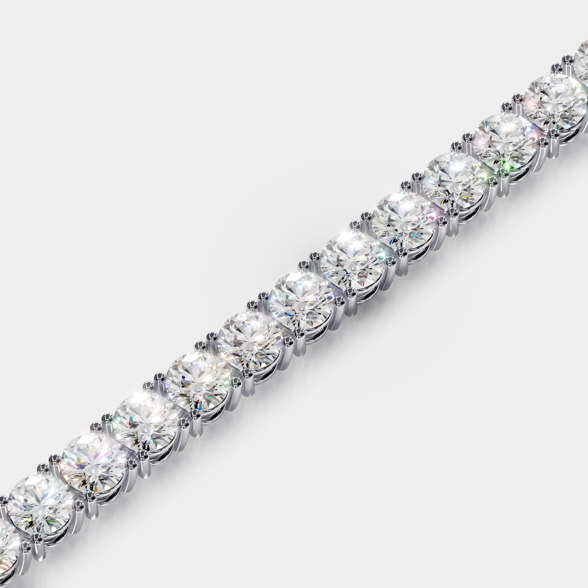 8.00tcw Round Diamond Tennis Bracelet